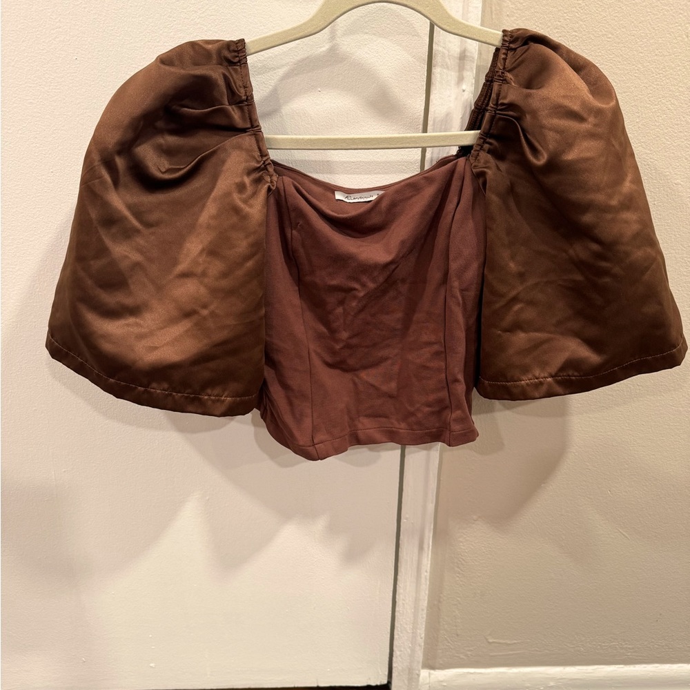 Beautiful brown crop top